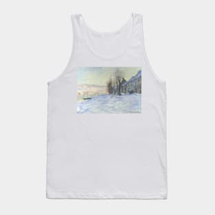 Lavacourt Under Snow by Claude Monet Tank Top